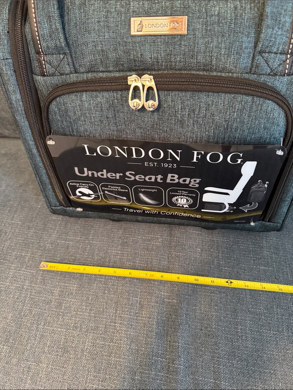 London Fog Under Seat Luggage - Picture 2 of 13